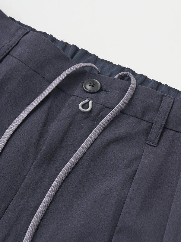 【SEDAN ALL-PURPOSE|セダンオールパーパス】VENTILATION WIDE SLACKS/ベチレーションワイドスラックス(NAVY)
