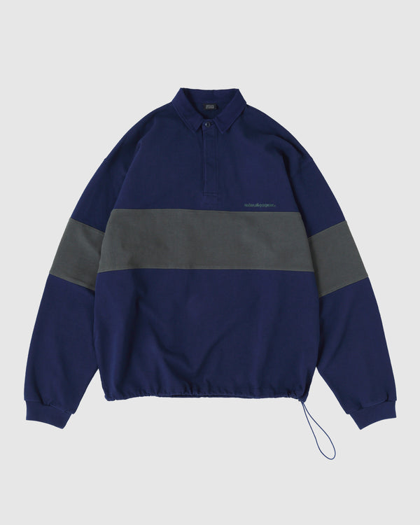【SEDAN ALL-PURPOSE|セダンオールパーパス】RUGBY JERSEY/ラグビージャージー(CHARCOAL×BROWN , NAVY×OLIVE)