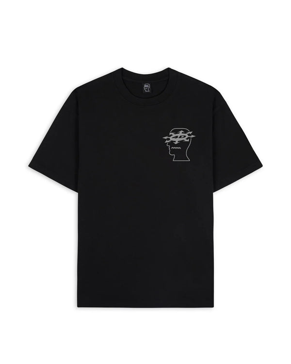【BRAIN DEAD|ブレインデッド】NEURO FREE ASSOCIATION T-SHIRT/ニューロフリーアソシエーションTシャツ(WASHED BLACK)