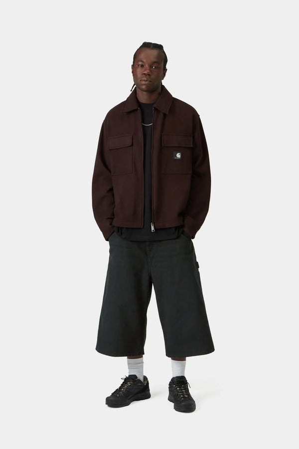 【CARHARTT WIP|カーハートWIP】OG SINGLE KNEE LONG SHORT(BLACK STONE CANVAS)