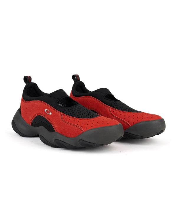 【OAKLEY FACTORY TEAM | オークリーファクトリーチーム】SUEDE FLESH SANDAL/スウェードフレッシュサンダル(LAVA/BLACK)
