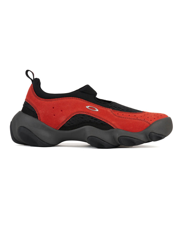 【OAKLEY FACTORY TEAM | オークリーファクトリーチーム】SUEDE FLESH SANDAL/スウェードフレッシュサンダル(LAVA/BLACK)