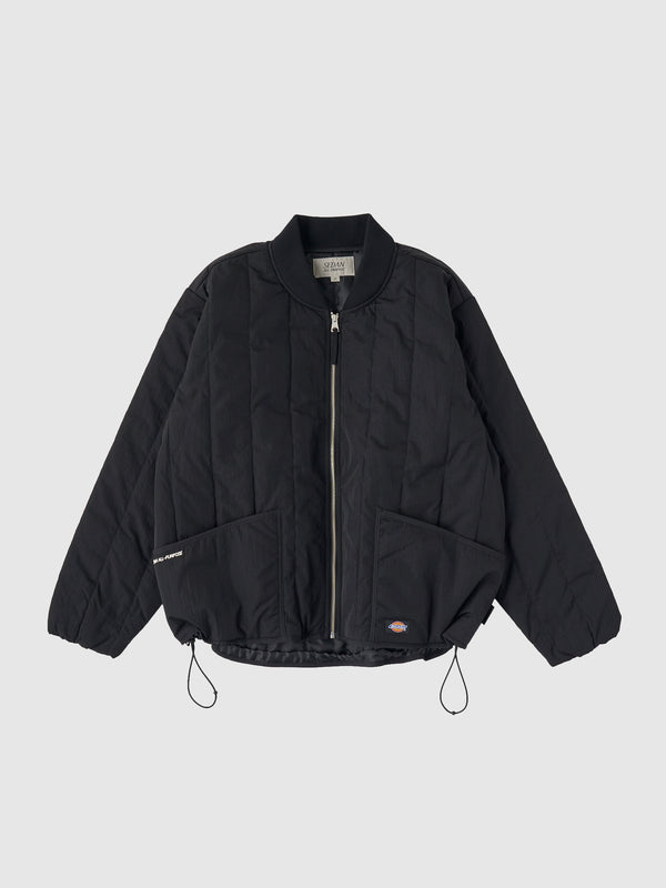 【SEDAN ALL-PURPOSE | セダンオールパーパス】DICKIES/QUILTED WORK JACKET/ディッキーズキルティングワークジャケット(OIL BLACK)