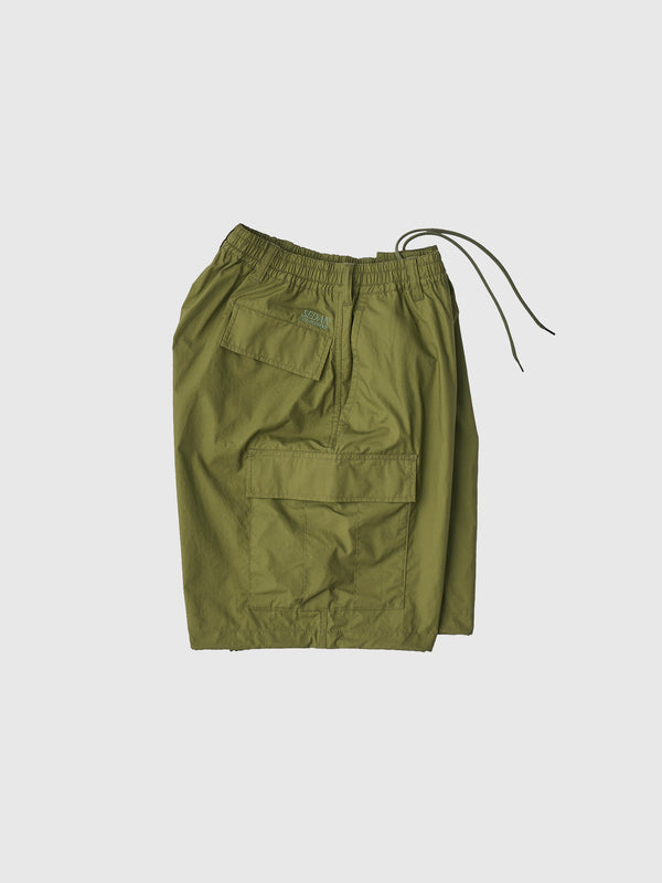 【SEDAN ALL-PURPOSE】COTTON CARGO EASY SHORTS/コットンカーゴイージーショーツ(BURGUNDY,BLACK,OLIVE)