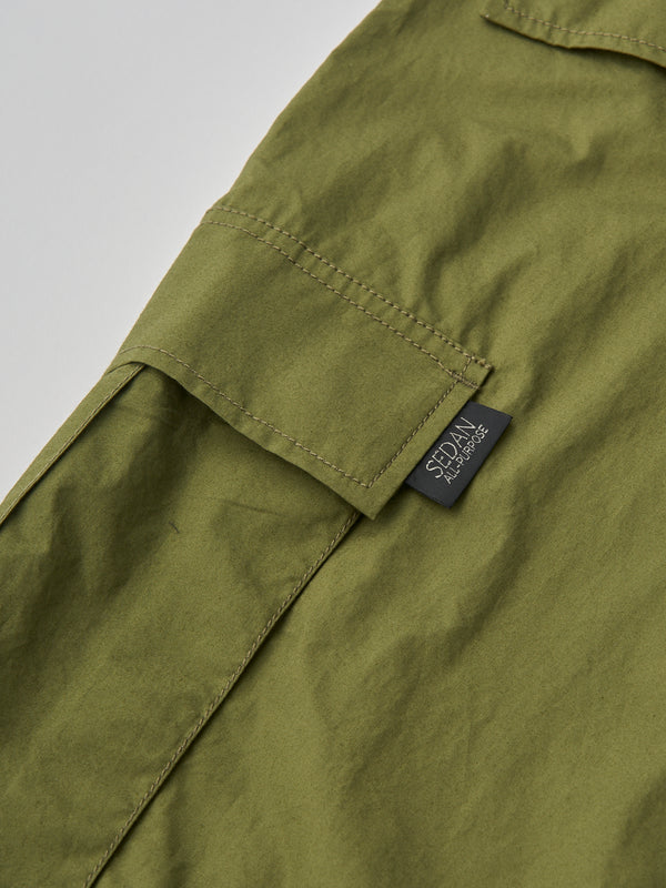 【SEDAN ALL-PURPOSE】COTTON CARGO EASY SHORTS/コットンカーゴイージーショーツ(BURGUNDY,BLACK,OLIVE)