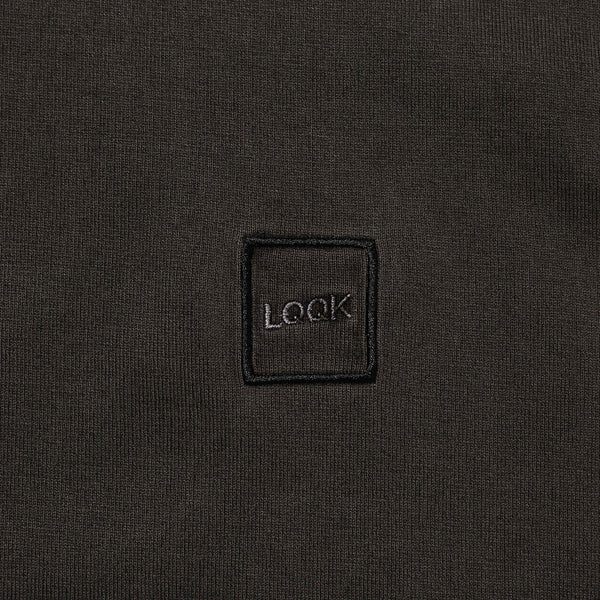 【LQQK STUDIO|ルックスタジオ】PIGMENT WASHED TEE/ピグメントウォッシュドティー(FADED BLACK)