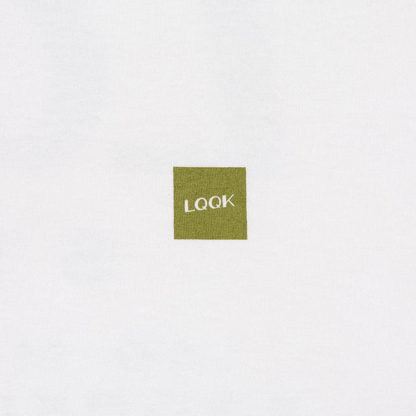 【LQQK STUDIO | ルックスタジオ】LQQK SHOP TEE/ルックショップTシャツ(WHITE)