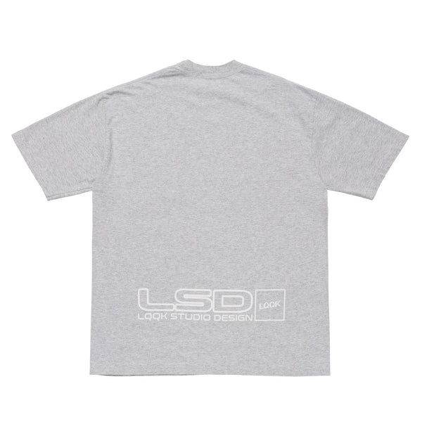 【LQQK STUDIO | ルックスタジオ】LSD TEE(GREY , WASHED BLACK)
