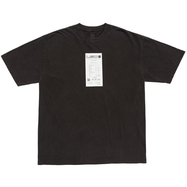 【LQQK STUDIO | ルックスタジオ】LSD TEE(GREY , WASHED BLACK)