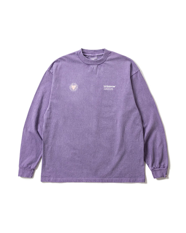 【SAYHELLO|セイハロー】PIGMENT THE STROKE L/S TEE/ピグメントザストロークL/Sティー(PIGMENT PURPLE , PIGMENT BLACK) 正規取扱店舗 公式オンライン通販 島根 松江 
