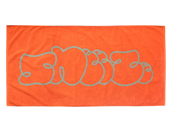 LOGO BEACH TOWEL/ロゴ ビーチタオル(ORANGE)