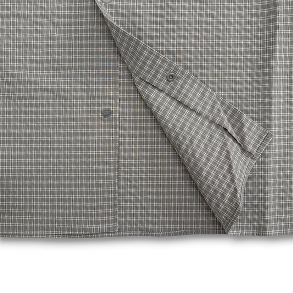 【迷迭香|マンネンロウ】PR CHECK SHIRT1/PR チェックシャツ1(OFF , GRY) 正規取扱店舗 公式オンライン通販 島根 松江 シアサッカーシャツ 