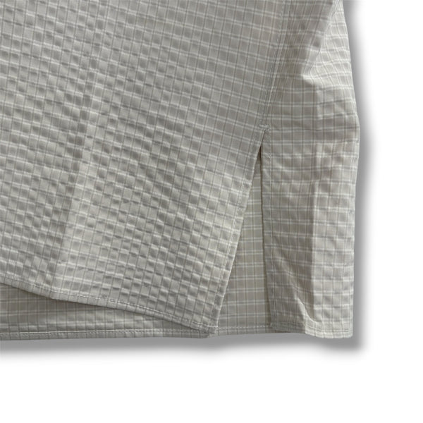 【迷迭香|マンネンロウ】PR CHECK SHIRT1/PR チェックシャツ1(OFF , GRY) 正規取扱店舗 公式オンライン通販 島根 松江 シアサッカーシャツ 