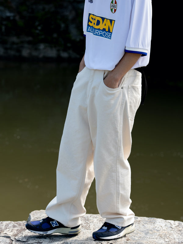 【SEDAN ALL-PURPOSE|セダンオールパーパス】CLASSIC FIT 5P PANTS/クラシックフィット5Pパンツ(IVORY)
