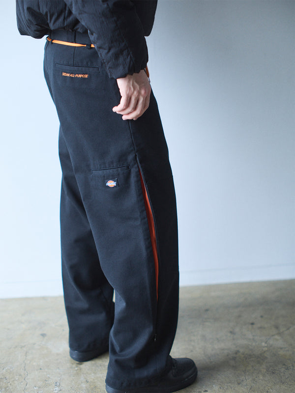 DICKIES/VENTILATION DOUBLE KNEE WORK PANT/ディッキーズベンチレーションダブルニーワークパンツ(BLACK)