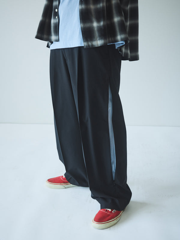 VENTILATION WIDE SLACKS/ベンチレーション ワイド スラックス(NAVY)