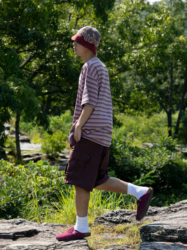 【SEDAN ALL-PURPOSE】COTTON CARGO EASY SHORTS/コットンカーゴイージーショーツ(BURGUNDY,BLACK,OLIVE)