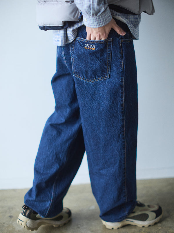 【SEDAN ALL-PURPOSE | セダンオールパーパス】OG LOGO CLASSIC FIT JEANS/オージーロゴクラシックフィットジーンズ(INDIGO)