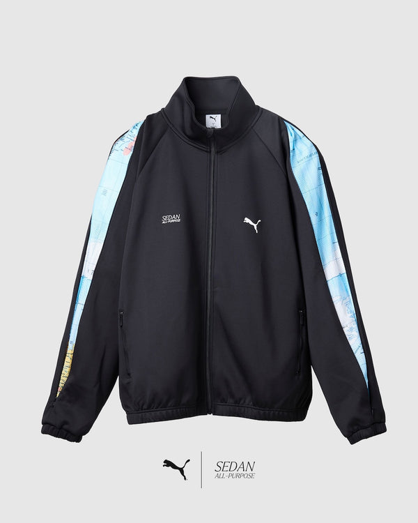 【SEDAN ALL-PURPOSE|セダンオールパーパス】PUMA/VENTILATION TRACK JACKET/プーマ ベンチレーション トラックジャケット(BLACK) 正規取扱店舗 公式オンライン通販 島根 松江 26FW プーマ コラボ