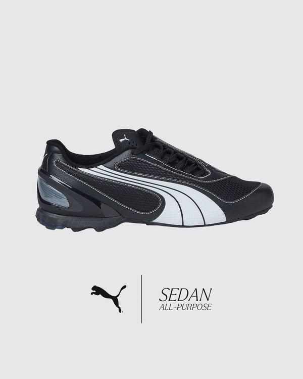 【SEDAN ALL-PURPOSE|セダンオールパーパス】PUMA×SEDAN V-S1(BLACK) 正規取扱店舗 公式オンライン通販 島根 松江 26FW プーマ コラボ 