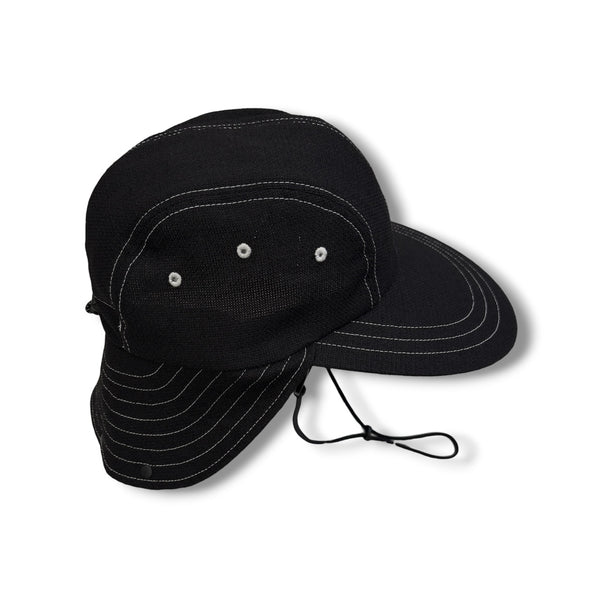 【NO CAP|ノーキャップ】PANAMA LOOK LONG BILL 2WAY CAP/パナマルック ロングビル 2ウェイ キャップ(BLACK) 正規取扱店舗 公式オンライン通販 島根 松江 