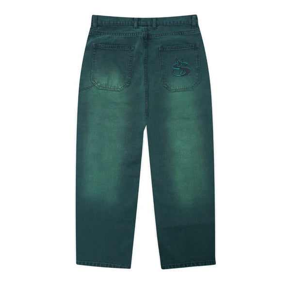【YARDSALE|ヤードセール】FADED SLUB PHANTASY JEANS/フェイデッドスラブファンタジージーンズ (GREEN)