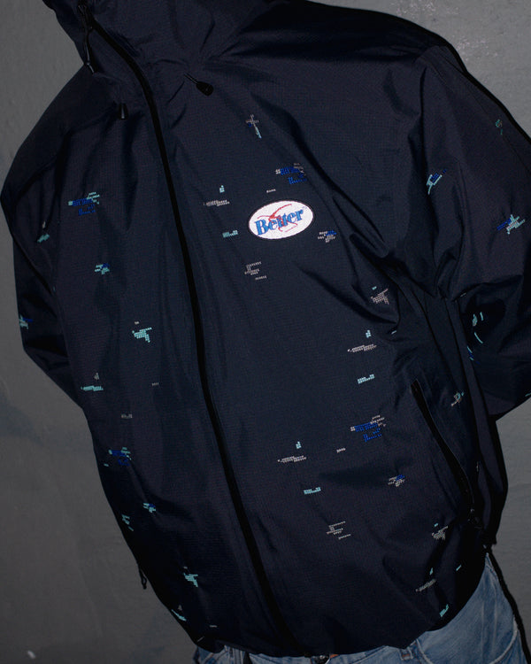 【Better | ベター】AOI SHELL JACKET/葵シェルジャケット(BLACK)