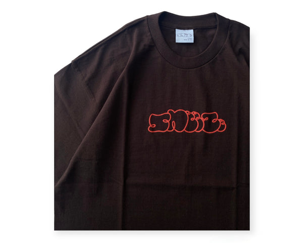 LOGO TEE/ロゴTシャツ(CHOCOLATE)