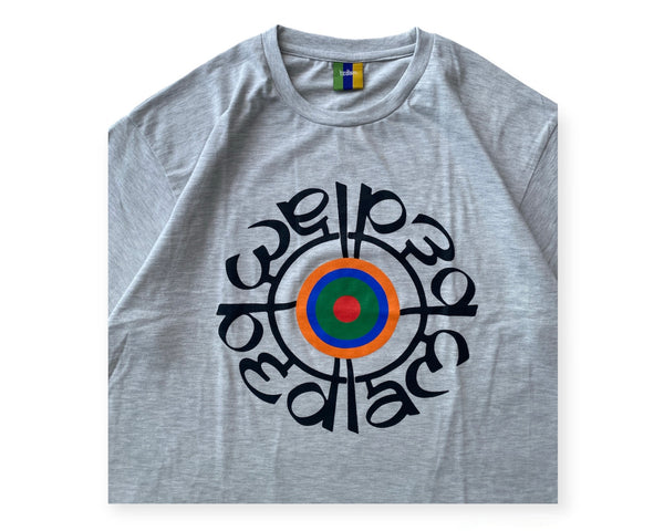 【BEDLAM|ベドラム】INDIA TARGET TEE/インディアターゲットティー(ASH)