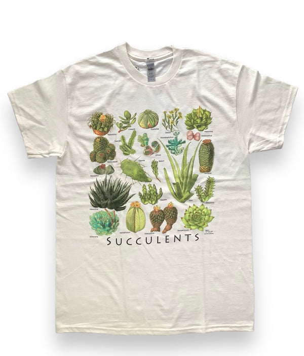 S/S PRINT TEE "SUCCULENTS"/S/S プリントティー"サキュレンツ"(NATURAL)