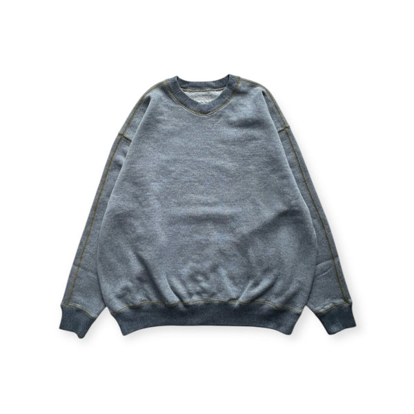 NOROLL|ノーロール W&L V NECK SWEAT(BLUE GREY)