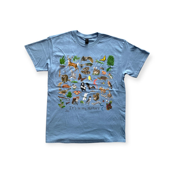 【ATLAS SCREEN PRINTING|アトラススクリーンプリンティング】IT'S IN MY NATURE TEE/イッツインマイネイチャーティー(BLUE)