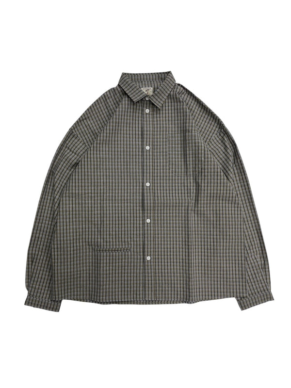 【NOROLL|ノーロール】NORMAL SHIRT/ノーマルシャツ(PANAMA CHECK)