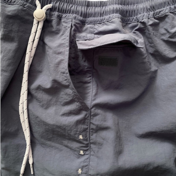 【迷迭香|マンネンロウ】NYLON HARVEST TRAINER/ナイロンハーベストトレーナー(GRY ライトグレー,DNM デニム,DGR ダークグレー,BLK ブラック)