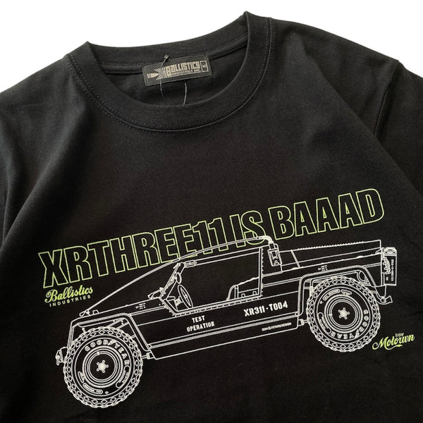 【BALLISTICS|バリスティクス】XR311 IS BAAAD TEE(WHITE , BLACK)