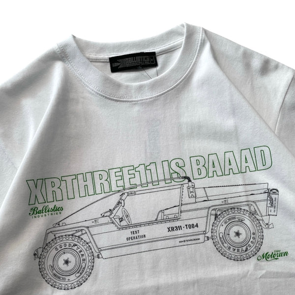 【BALLISTICS|バリスティクス】XR311 IS BAAAD TEE(WHITE , BLACK)