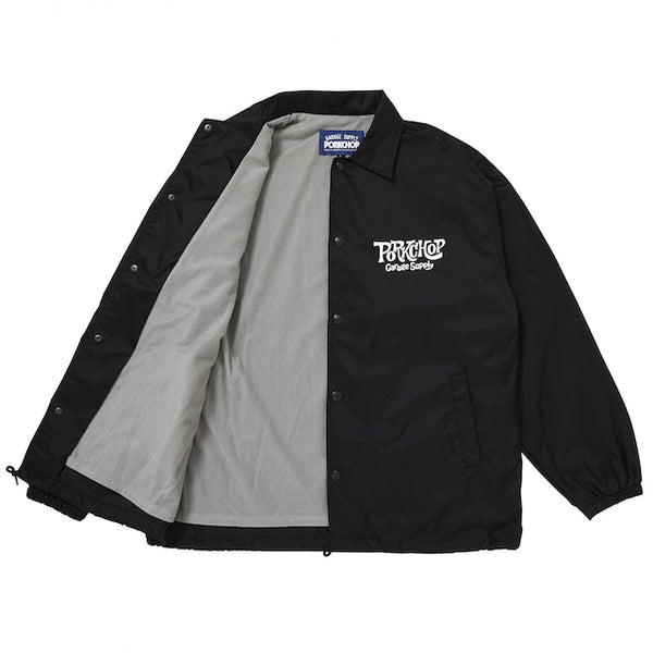 SC LOGO COACH JACKET/BLACK