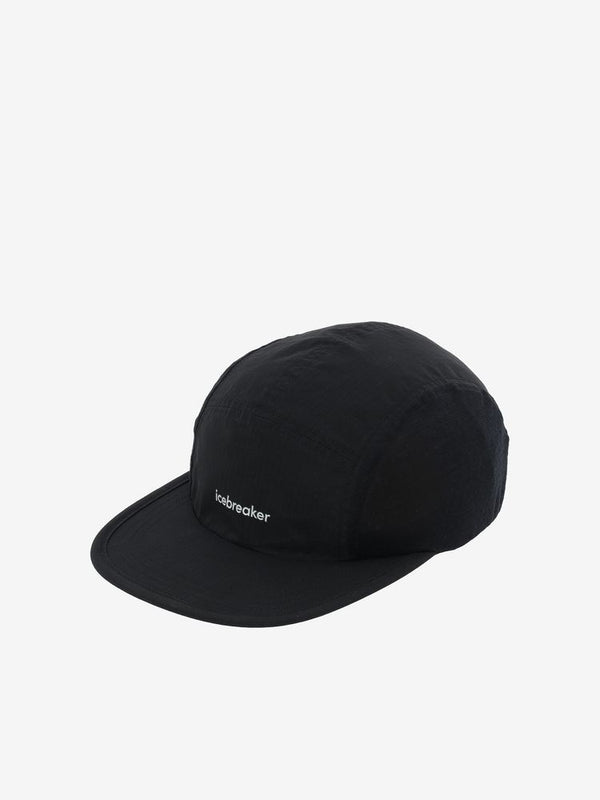 【ICE BREAKER|アイスブレーカー】SHELL COTTON  5PANNEL CAP/シェルコットン 5パネルキャップ(BLACK)