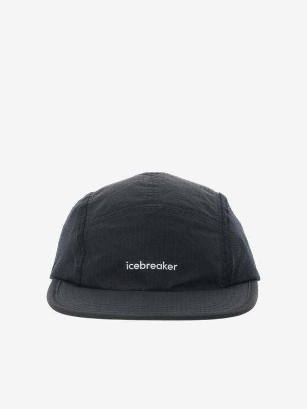 【ICE BREAKER|アイスブレーカー】SHELL COTTON  5PANNEL CAP/シェルコットン 5パネルキャップ(BLACK)