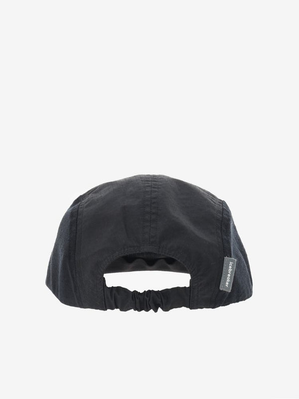 【ICE BREAKER|アイスブレーカー】SHELL COTTON  5PANNEL CAP/シェルコットン 5パネルキャップ(BLACK)
