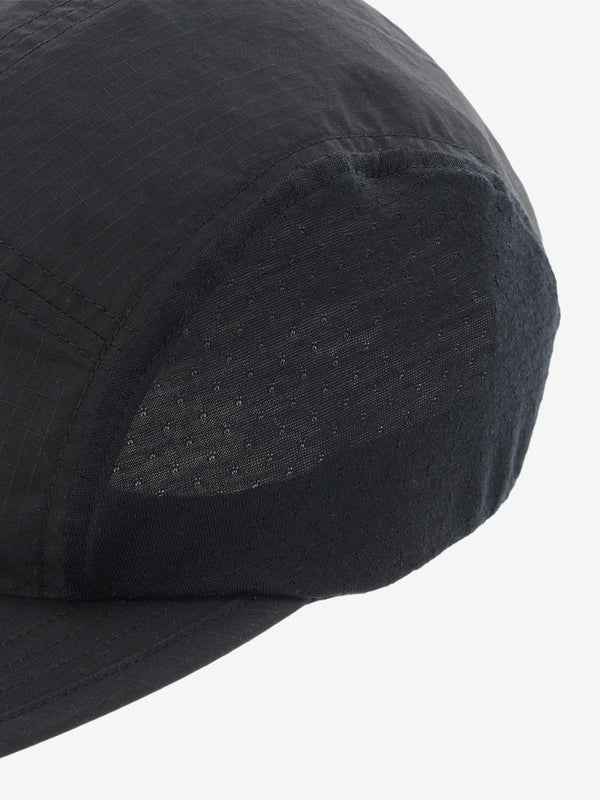 【ICE BREAKER|アイスブレーカー】SHELL COTTON  5PANNEL CAP/シェルコットン 5パネルキャップ(BLACK)