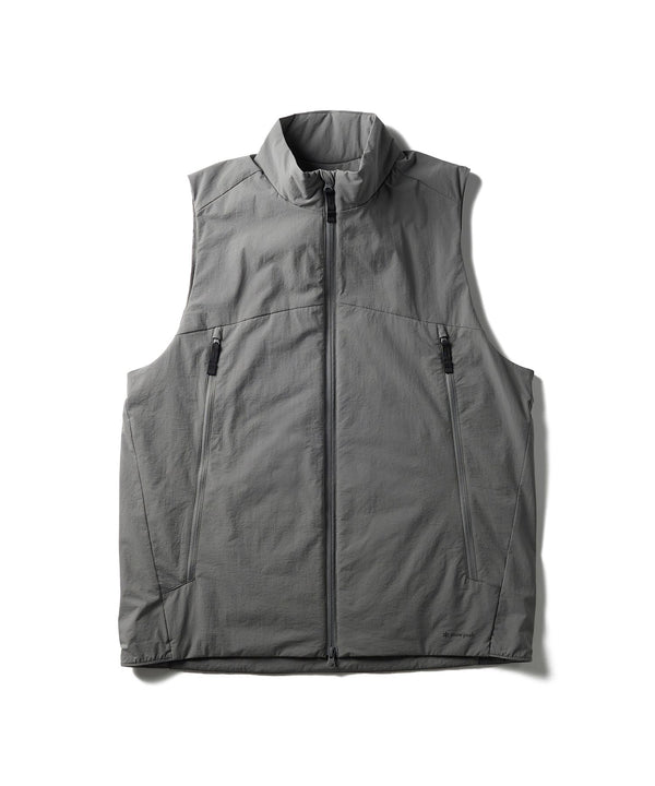 【SNOW PEAK|スノーピーク】BREATHABLE INSULATED VEST/ブリーザブルインシュレーテッドベスト(GREY , BLACK)