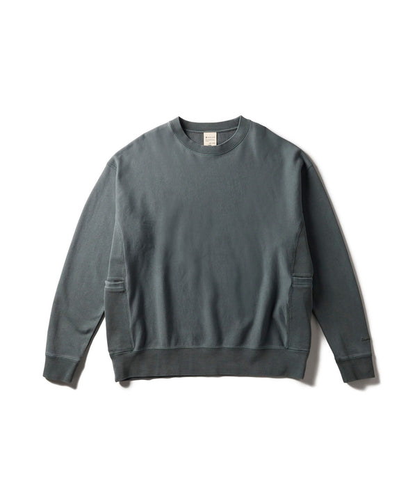 【SNOW PEAK|スノーピーク】GARMENT DYED PULLOVER/ガーメントダイプルオーバー(DARK GREEN , CHARCOAL)