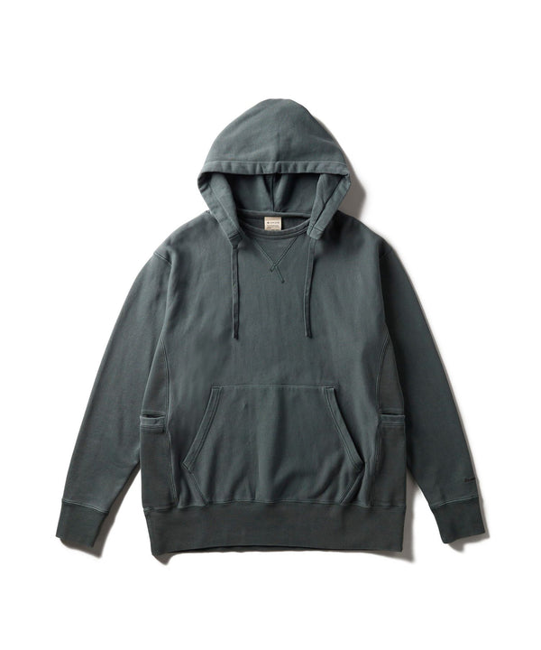 【SNOWPEAK|スノーピーク】GARMENT DYED HOODIE/ガーメントダイフーディー(DARK GREEN , CHARCOAL)