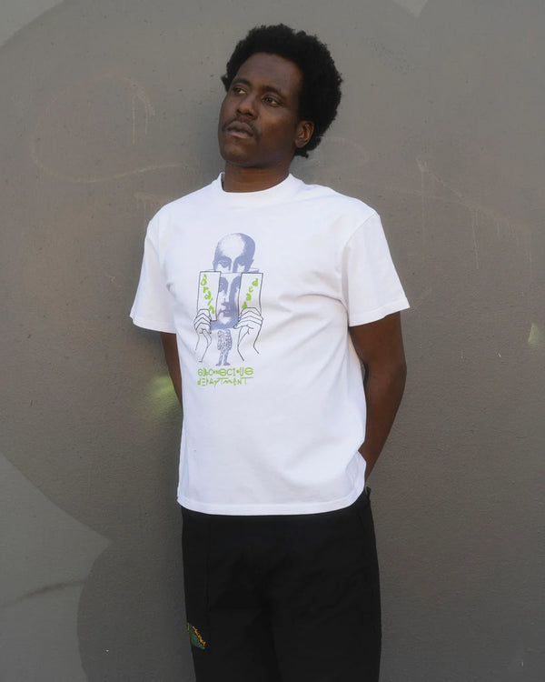 【BRAIN DEAD|ブレインデッド】SUBCONSCIOUS T-SHIRT/サブコンシャスTシャツ(WHITE)