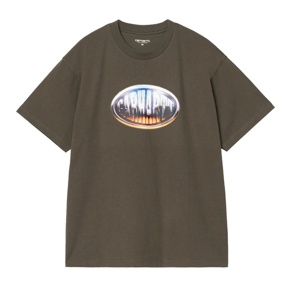 【CARHARTT WIP|カーハートWIP】S/S BIG TIME T-SHIRT/S/SビッグタイムTシャツ(FOSSIL,CYPRESS,BLACK)