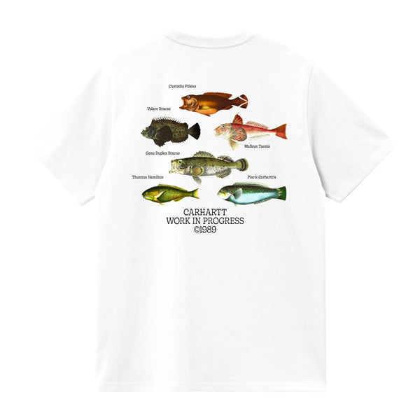 S/S FISH T-SHIRT/S/S フィッシュ Tシャツ (WHITE)