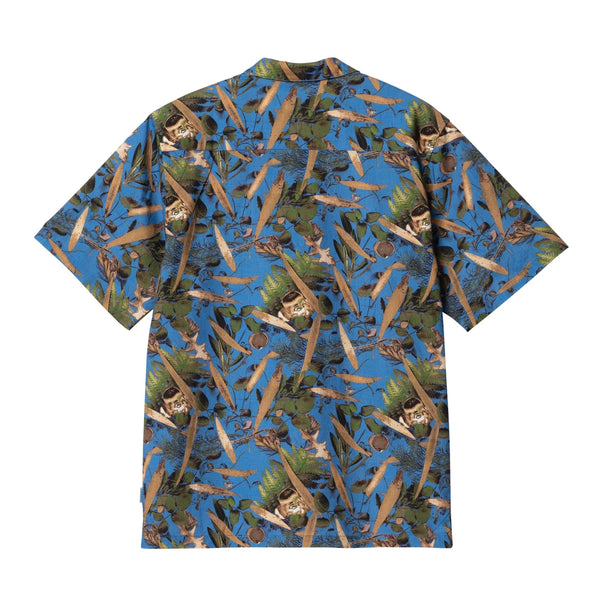 【CARHARTT WIP|カーハートWIP】S/S LUMEN SHIRT/ルーメンシャツ(LUMEN PRINT, BLUE)