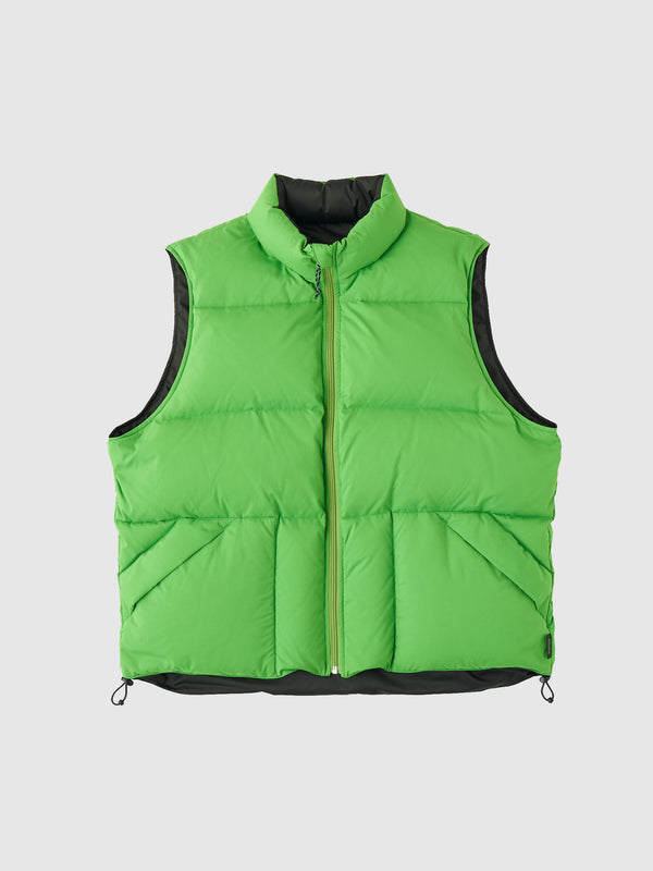 REVERSIBLE DOWN VEST/リバーシブルダウンベスト(SPROTUT×BLACK)