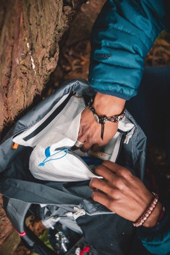 【GOSSAMER GEAR|ゴッサマーギア】STORAGE SACKS DITTY-LAGE/ストレージサック ディティ(WHITE)